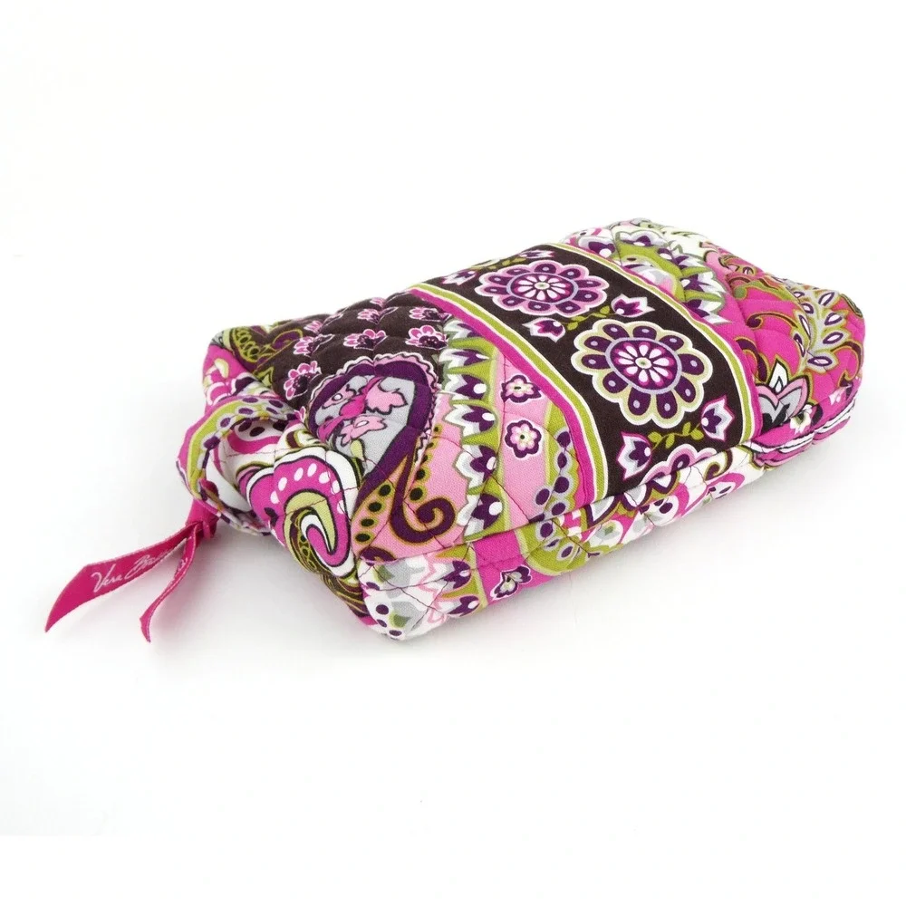 Vera Bradley Very Berry Paisley Medium Cosmetic Case